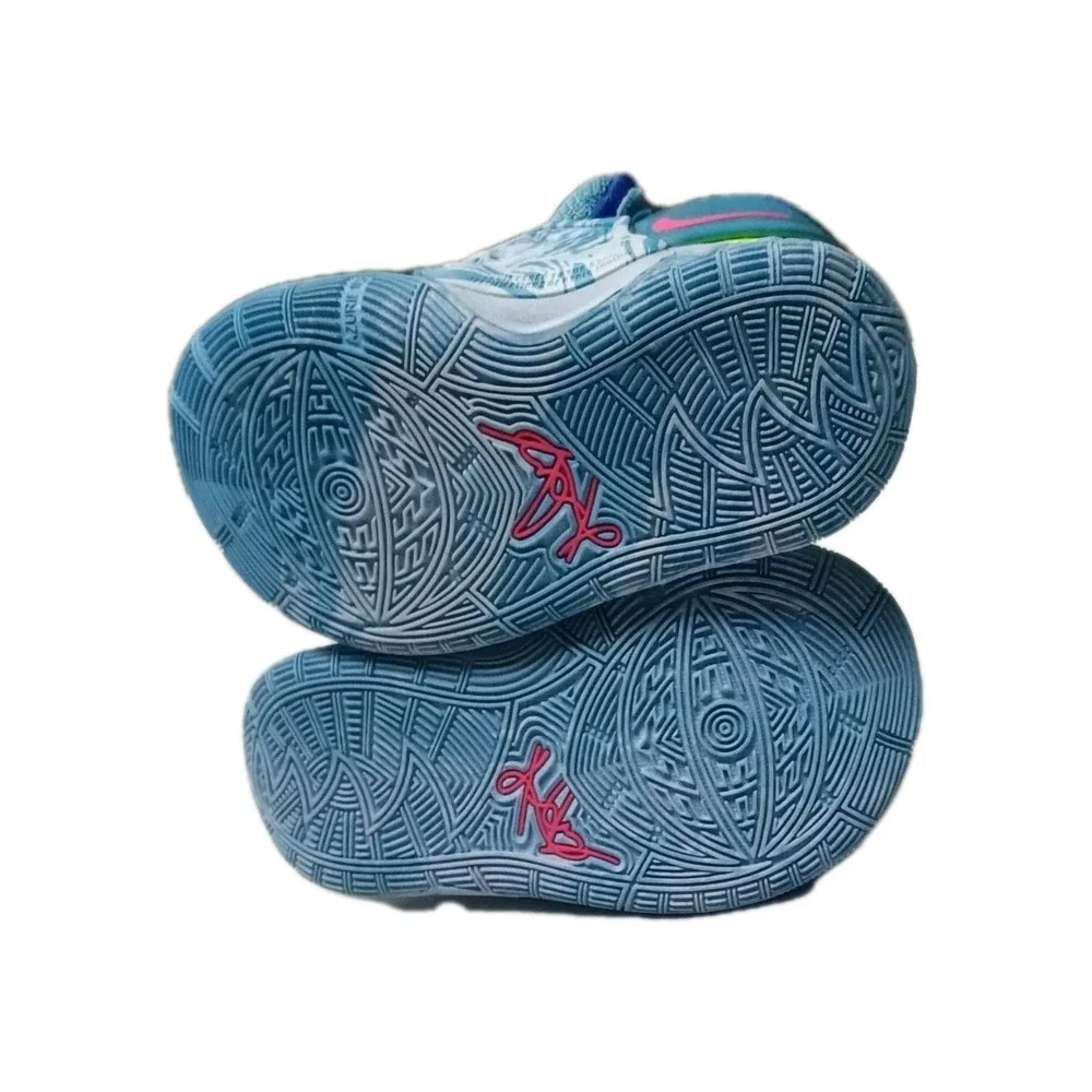 Nike Kyrie 6 Pool  Blue Pink Infant Toddler Size 4C DA5170 409